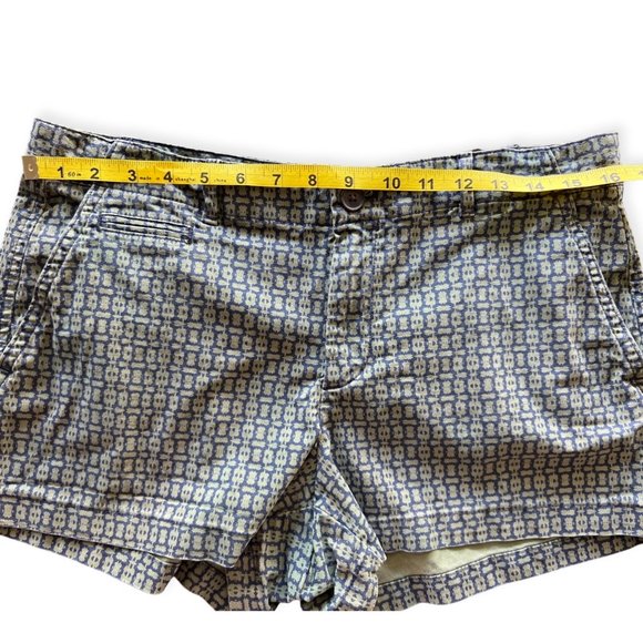 🌸4/$30🌸 Like New Gap Cotton Summer Short with Deco Tile Print - Picture 7 of 10